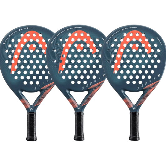 3x Head Zephyr 2023 PE SA Padel Racket - Padel Outlet HEAD