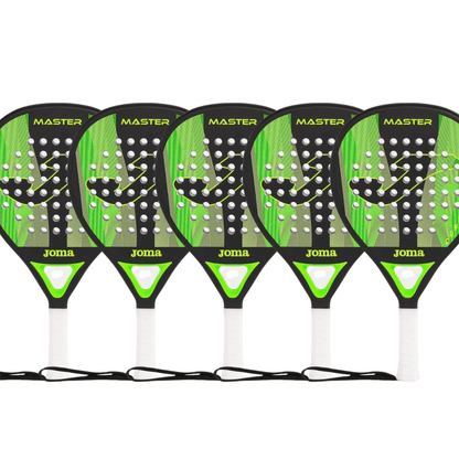 5x Joma Master Negro Fluor padel racket - Padel Outlet JOMA