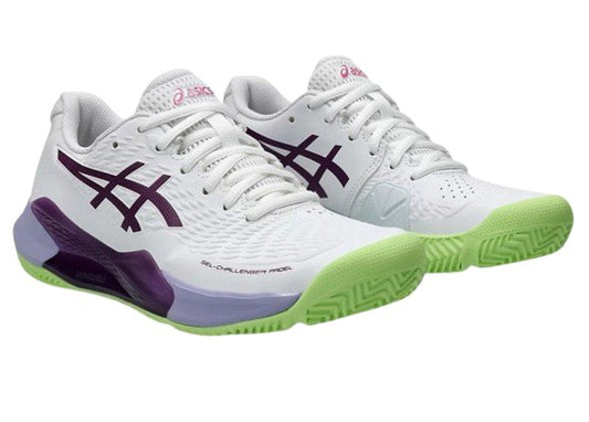 ASICS GEL CHALLENGER 14 PADEL WHITE DEEP MAUVE - Padel Outlet Asics