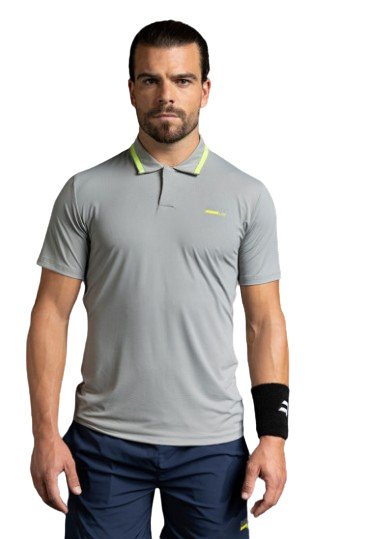 BIKKOA MENS POLO LAB GRAY - Padel Outlet BIKKOA