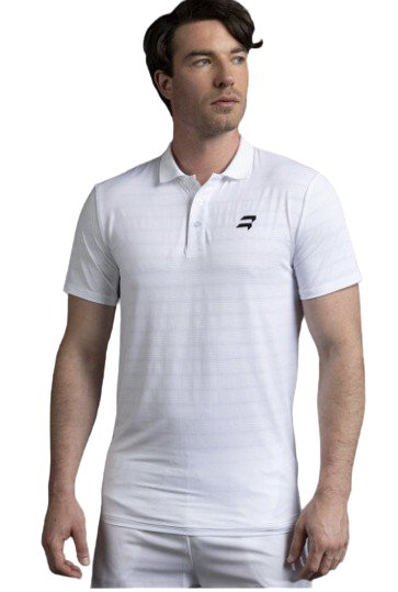 BIKKOA MENS POLO LOB BLANCO - Padel Outlet BIKKOA