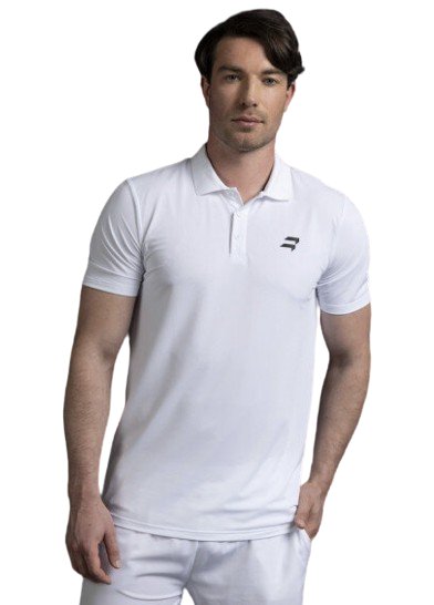 BIKKOA MENS POLO NEMBUS BLANCO - Padel Outlet BIKKOA