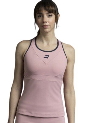 BIOKKA WOMENS TOP C NUR ROSA CLARO - Padel Outlet BIKKOA