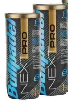 BULLPADEL BALLS NEXT PRO PACK OF 2 CANS - Padel Outlet BULL PADEL