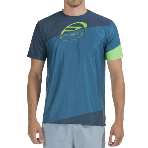 BULLPADEL MEN SHIRT CALOTO AZUL INTENSO - Padel Outlet BULL PADEL