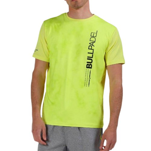 BULLPADEL MEN SHIRT MAREN AMARILLO - Padel Outlet BULL PADEL