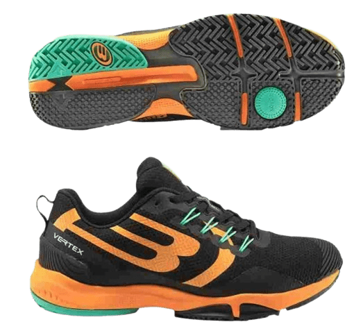 BULLPADEL MENS SHOES VERTEX HYBRID FLY 22V NEGRO - Padel Outlet BULL PADEL