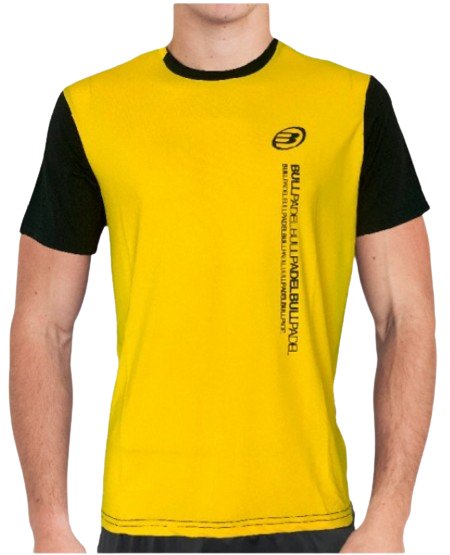 Bullpadel Smash Yellow Lemon Fluor T-Shirt - Padel Outlet BULL PADEL