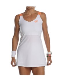 BULLPADEL WOMENS ADAMA BLANCO VESTIDO SLEEVELESS TOP - Padel Outlet BULL PADEL