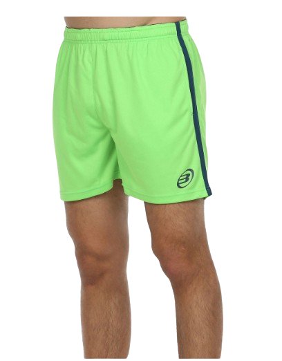 BULLPADELMENS SHORT CHITA VERDE FLÚOR - Padel Outlet BULL PADEL