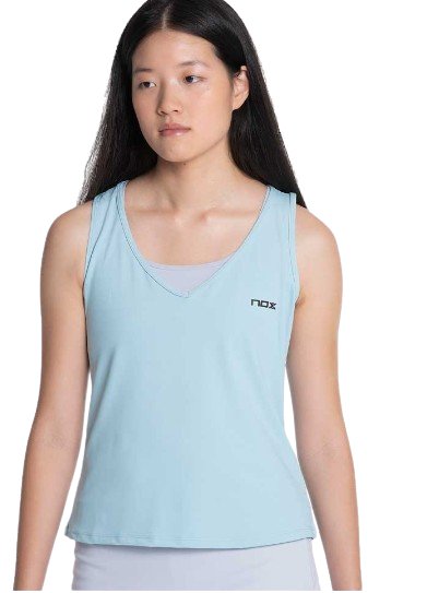 CAMISETA MUJER TIRANTES PRO FIT DARK GREY TALLA - Padel Outlet nox