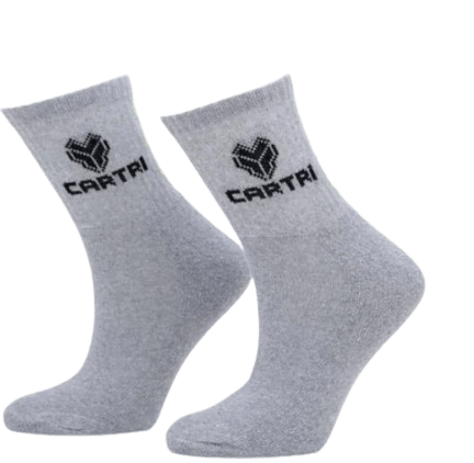 CARTRI SOCKS GRAY (1 Pair) - Padel Outlet CARTRI