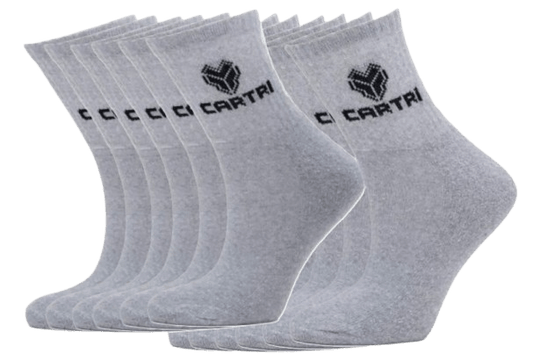 cartri socks gray 12 pairs - Padel Outlet CARTRI