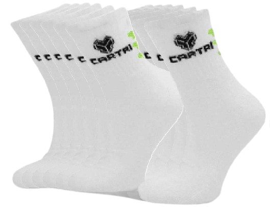 cartri socks white 12 pairs - Padel Outlet CARTRI