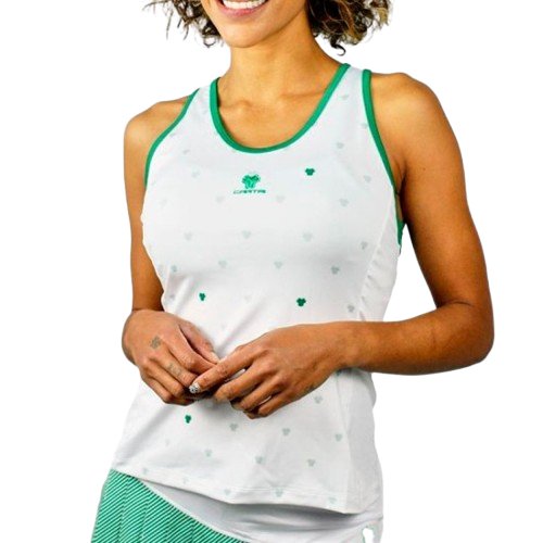 CARTRI TOP OSEYE BLANCO VERDE - Padel Outlet CARTRI