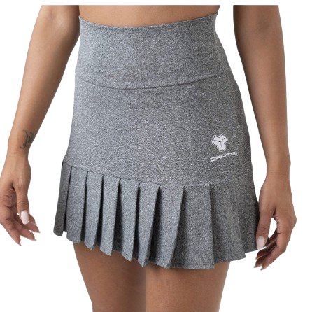 CARTRI WOMENS SKIRT CLEO GRIS - Padel Outlet CARTRI