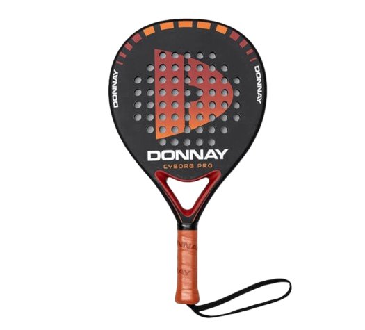 DONNAY PADEL RACKET CYBORG PRO 18K-PITCH BLACK - Padel Outlet DONNAY