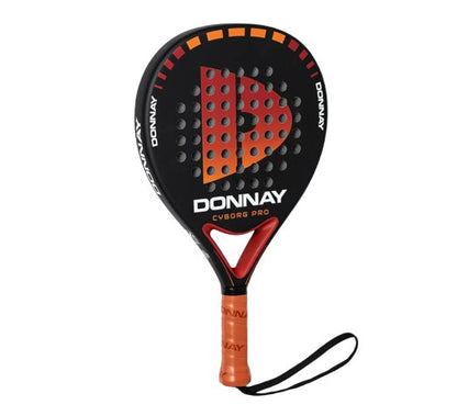 DONNAY PADEL RACKET CYBORG PRO 18K-PITCH BLACK - Padel Outlet DONNAY