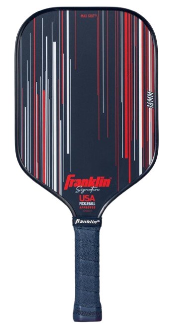 Franklin Sports Signature 16 mm Pickleball Paddle Ben Johns Max Grit Tech NAVY - Padel Outlet FRANKLIN