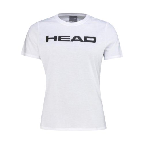 HEAD CLUB BASIC T-SHIRT WOMEN WHITE - Padel Outlet HEAD