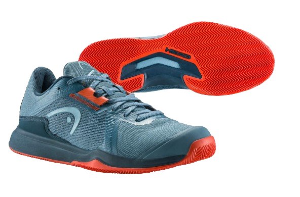 HEAD MENS SHOES SPRINT TEAM 3.5 CLAY BLUESTONE ORANGE - Padel Outlet HEAD