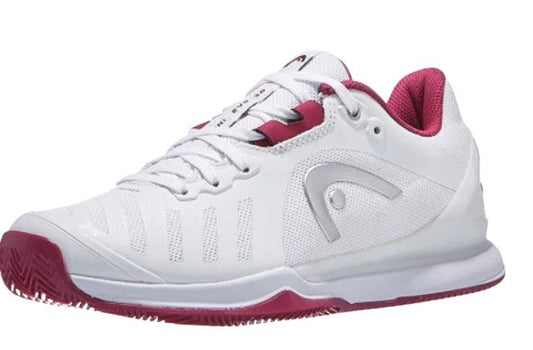 HEAD Sprint Evo 3.0 Clay White/Berry Women's Shoe - Padel Outlet HEAD