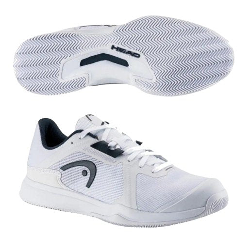 HEAD Sprint Team 3.5 Clay Men’s Padel Shoes White Blueberry - Padel Outlet HEAD