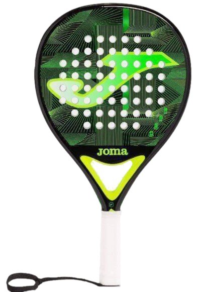 Joma Padel Racket Open Negro Verde Fluor - Padel Outlet JOMA