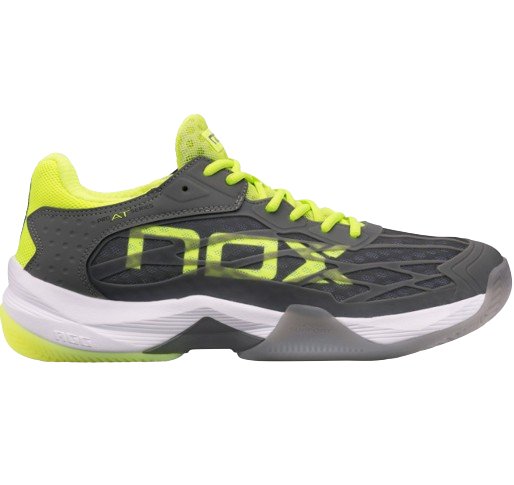 NOX AT10 LUX GRIS AMARILLO FLOUR - Padel Outlet nox