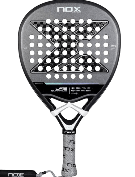 NOX PADEL RACKET LEO AUGSBURGER LA10 QUANTUM 12K 2025 - Padel Outlet NOX