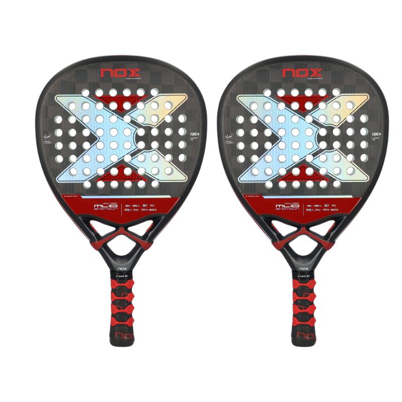 NOX PADEL RACKET ML10 SHOTGUN 18K LUXURY SERIES 2024 X2 - Padel Outlet NOX