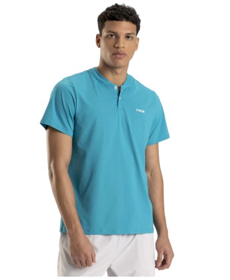 NOX Polo Shirt Pro Capri Blue - Padel Outlet nox