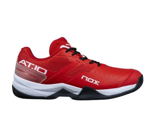 NOX SHOES ART. CALZADO NOX AT10 FIERY RED/BLACK - Padel Outlet NOX