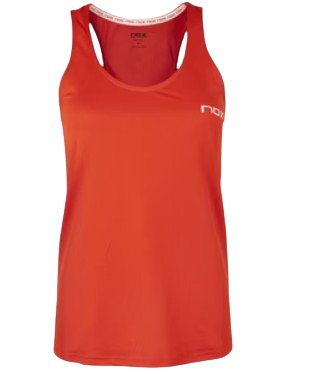 NOX WOMENS CAMISETA TIRANTES HOMBRE ROJA LOGO - Padel Outlet nox