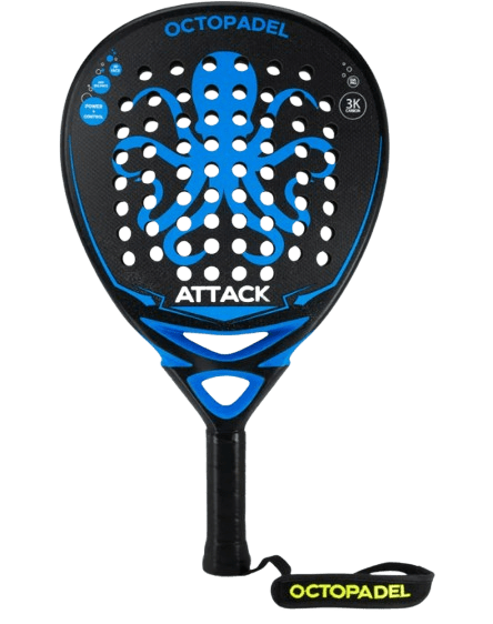 Octopadel Attack Padel Tennis Racket (Firm) - New for 2024 - Padel Outlet octopadel