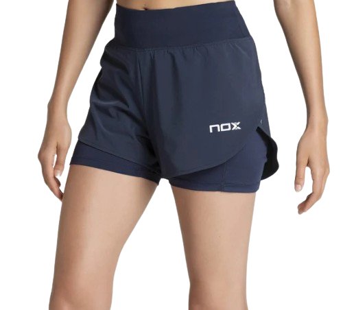 SHORT WOMEN FIT PRO MUJER AZUL - Padel Outlet NOX