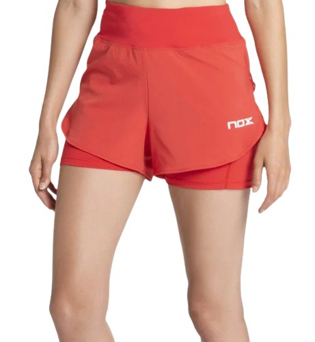 SHORT WOMEN FIT PRO MUJER ROJO - Padel Outlet NOX