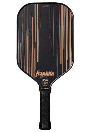 Signature Pickleball Paddle Franklin Sports Max Grit Tech 13mm BLACK/GOLD - Padel Outlet FRANKLIN