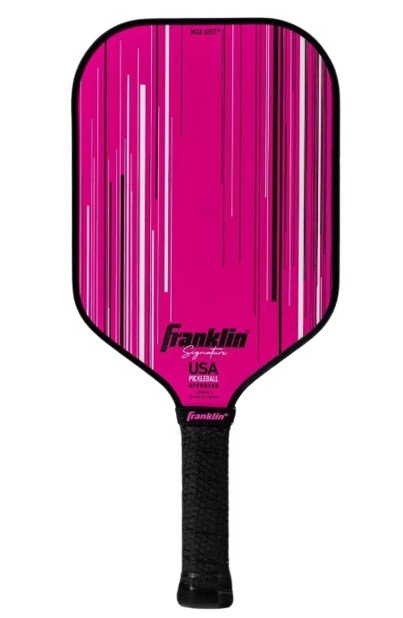 Signature Pickleball Paddle Franklin Sports Max Grit Tech 13mm Pink - Padel Outlet FRANKLIN