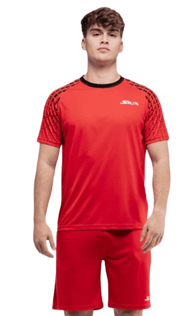 Siux Mens T-shirt Club Red - Padel Outlet SIUX