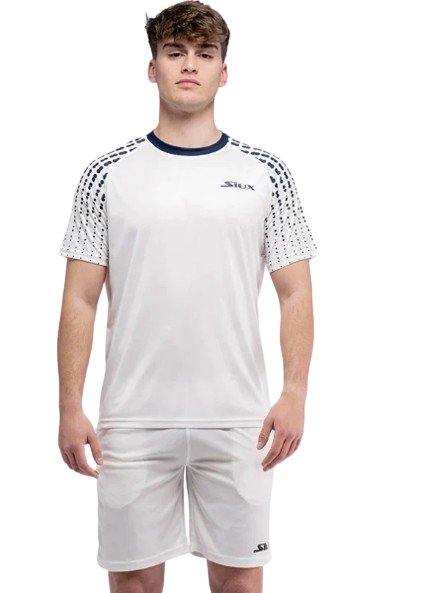 Siux Mens Tshirt Club White - Padel Outlet SIUX