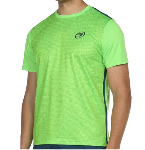 T-Shirt Bullpadel Caucasi 074 Verde Fluor - Padel Outlet BULL PADEL