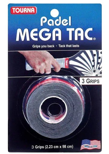 TOURNA PADEL MEGA TAC BLUE 3 GRIPS - Padel Outlet TOURNA