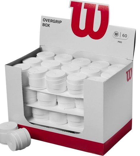 WILSON PRO OVER GRIP WHOLE PACK X60 WHITE - Padel Outlet WILSON